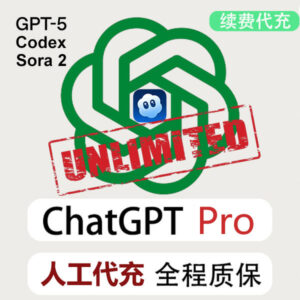 ChatGPT Pro 人工代充续费充值
